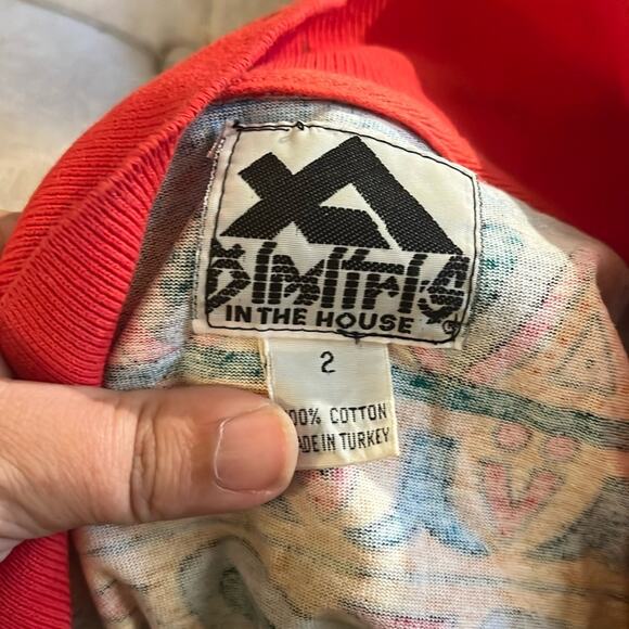 VNTG DIMITRIS In the House 80s quarter zip 2 - Picture 2 of 6